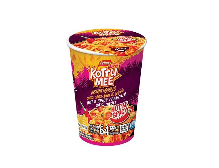 Prima KottuMee Hot & Spicy Cup Noodles - 64g