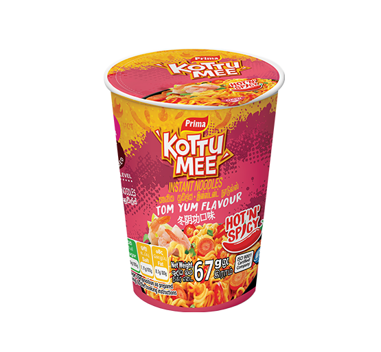 Prima KottuMee Tom Yum Cup Noodles - 64g