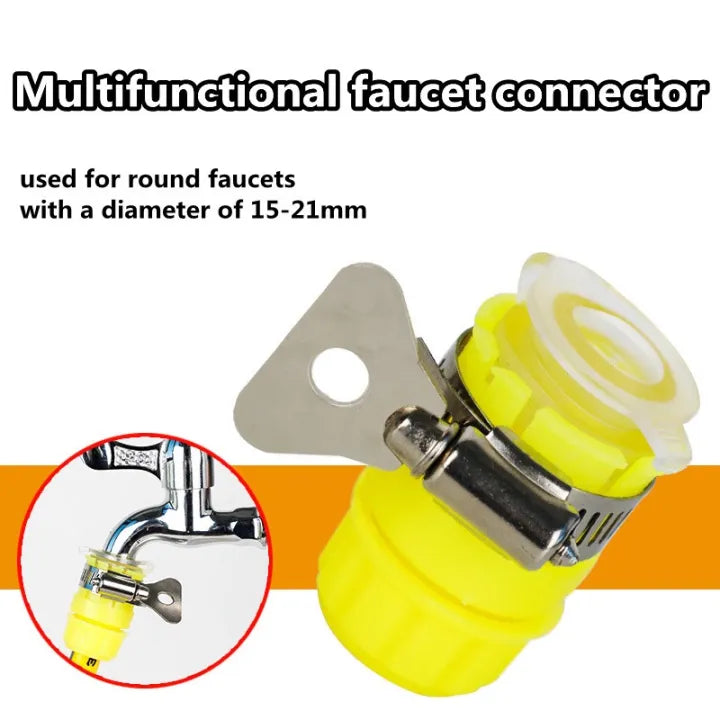 குழாய் கரடுமுரடான நீர் குழாய் இணைப்பான் - 1Pcs