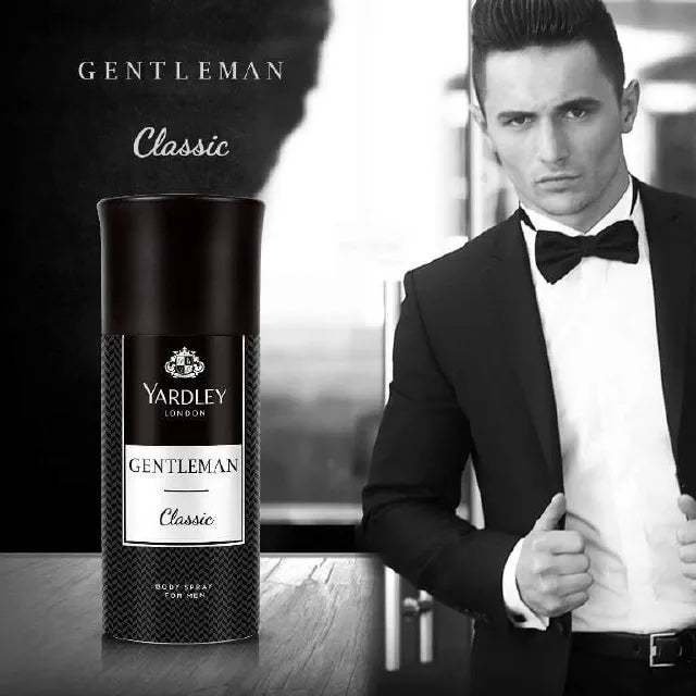 Yardley London Gentleman Classic Deodorant Roll-Onl 48H Long Lasting Scent - 50ml