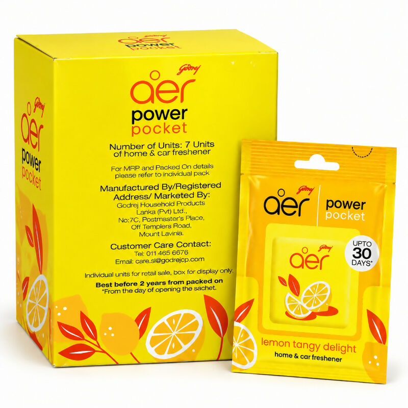 Godrej aer Power Pocket Lemon Tangy Delight Air Freshener