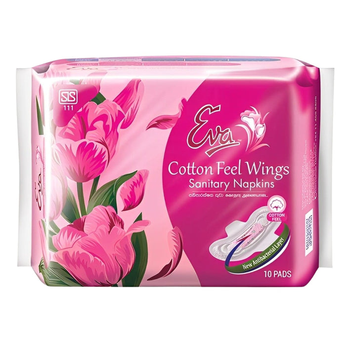 Eva Sanitary Napkins Cotton Feel Wings
