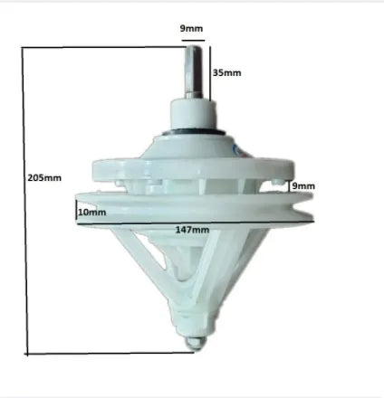 சிங்கர் செமி ஆட்டோ மெஷின் வாஷிங் கியர் பாக்ஸ் (30+5) SQ CUT - 1Pcs