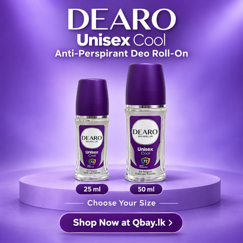 DEARO Unisex Cool Anti-Perspirant Deo Roll-On – 25 ml / 50 ml