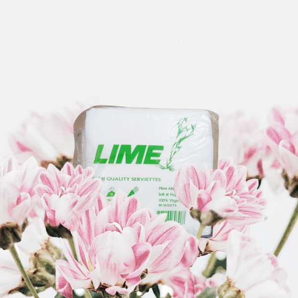 LIME High Quality Serviettes Tissue Paper Napkins