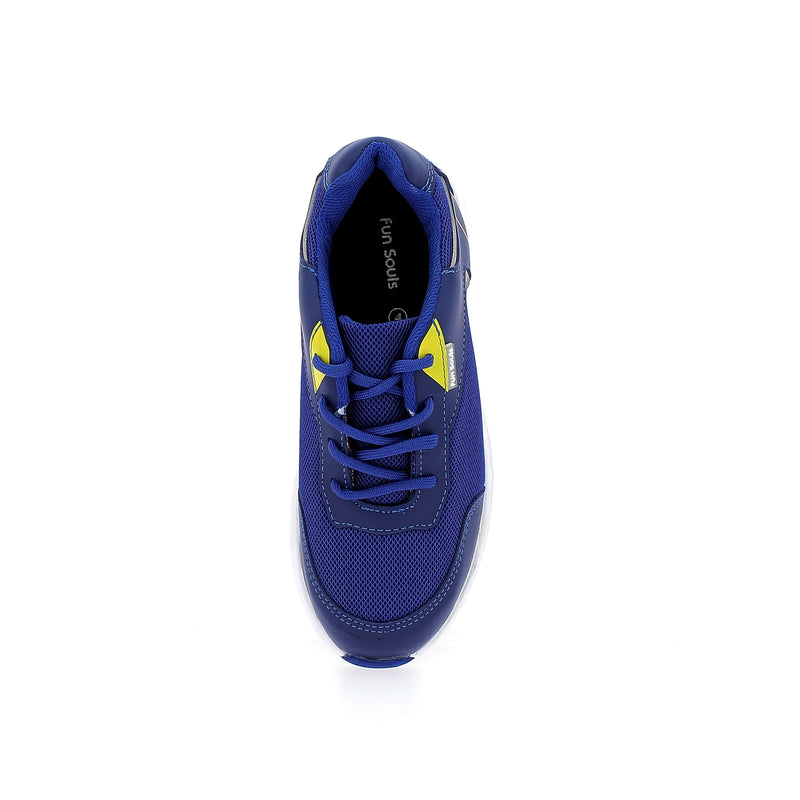 Fun Souls Boys Casual Lacing Shoes Blue