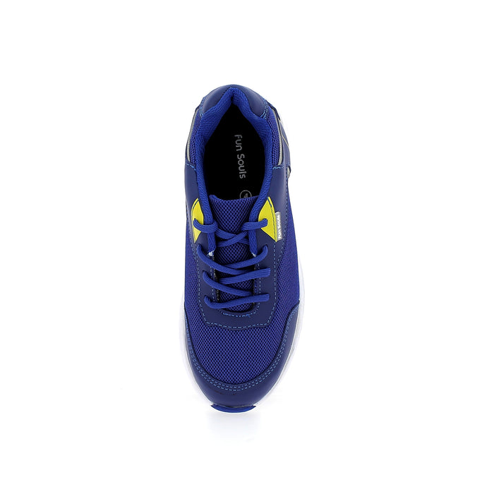 Fun Souls Boys Casual Lacing Shoes Blue