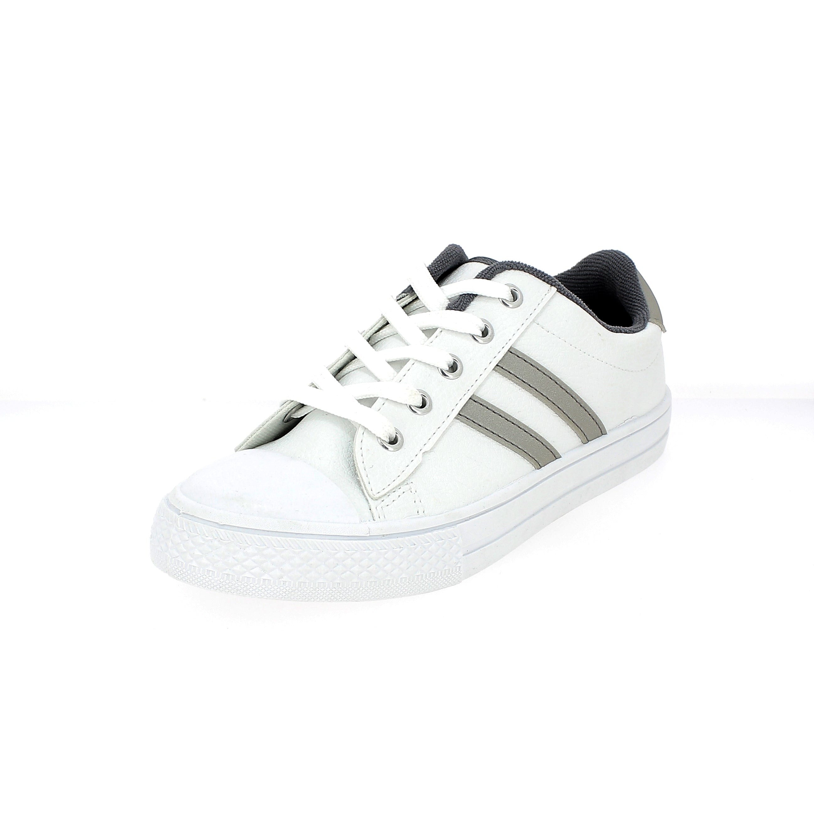 Fun Souls Boys Casual Lacing Shoes White