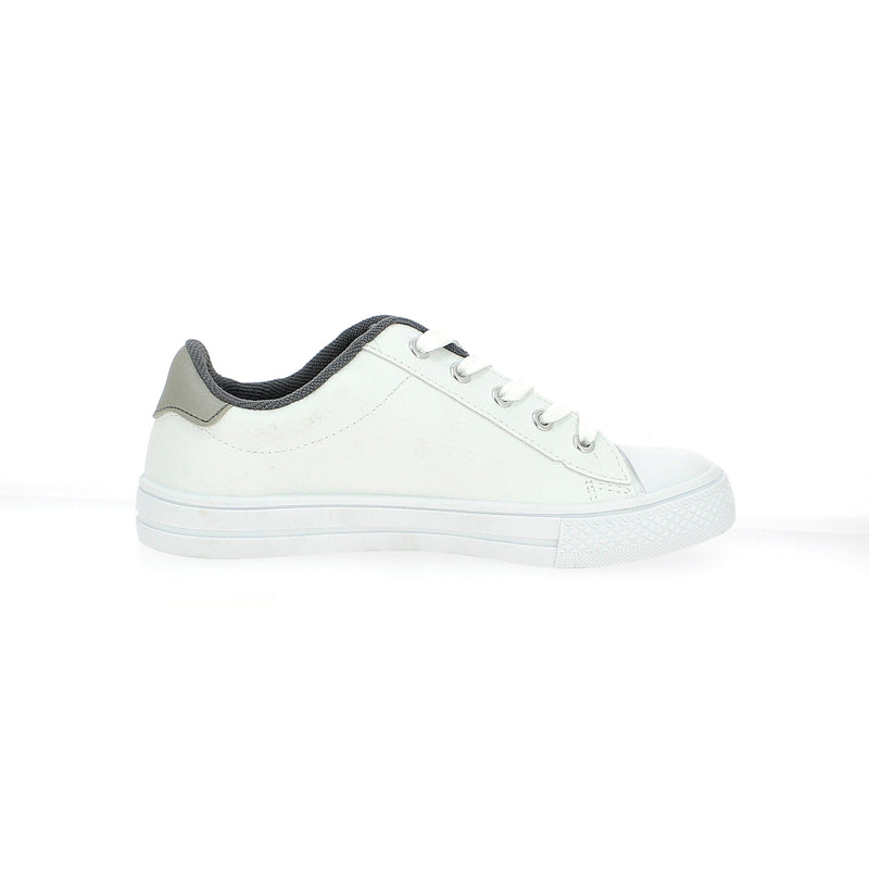 Fun Souls Boys Casual Lacing Shoes White