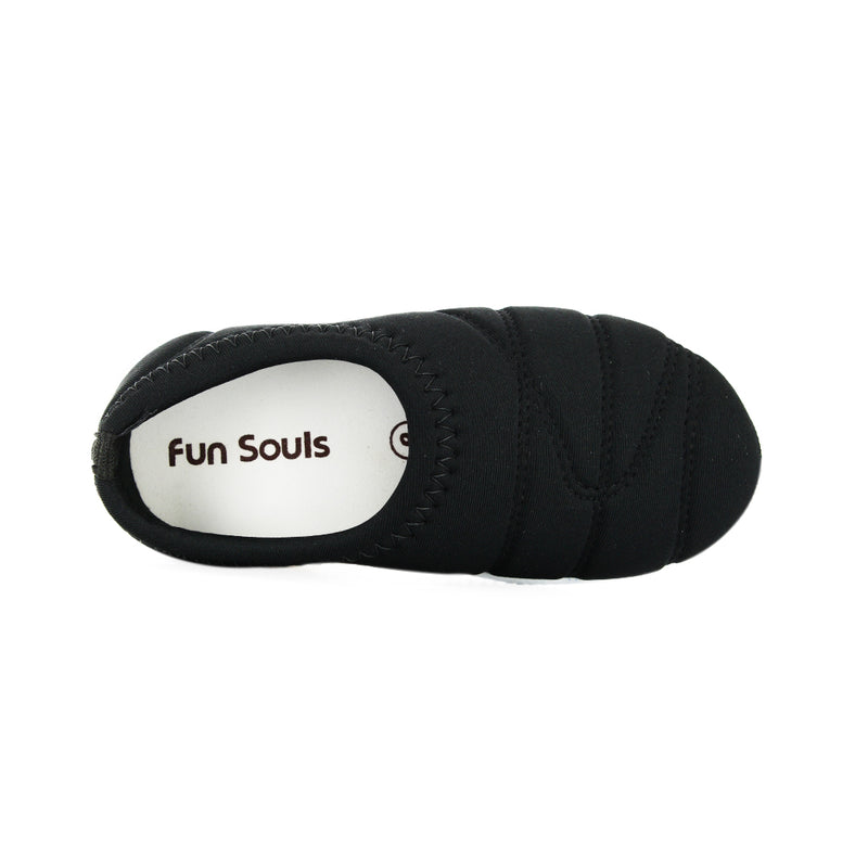 Fun Souls Boys Casual Pums Shoes Black