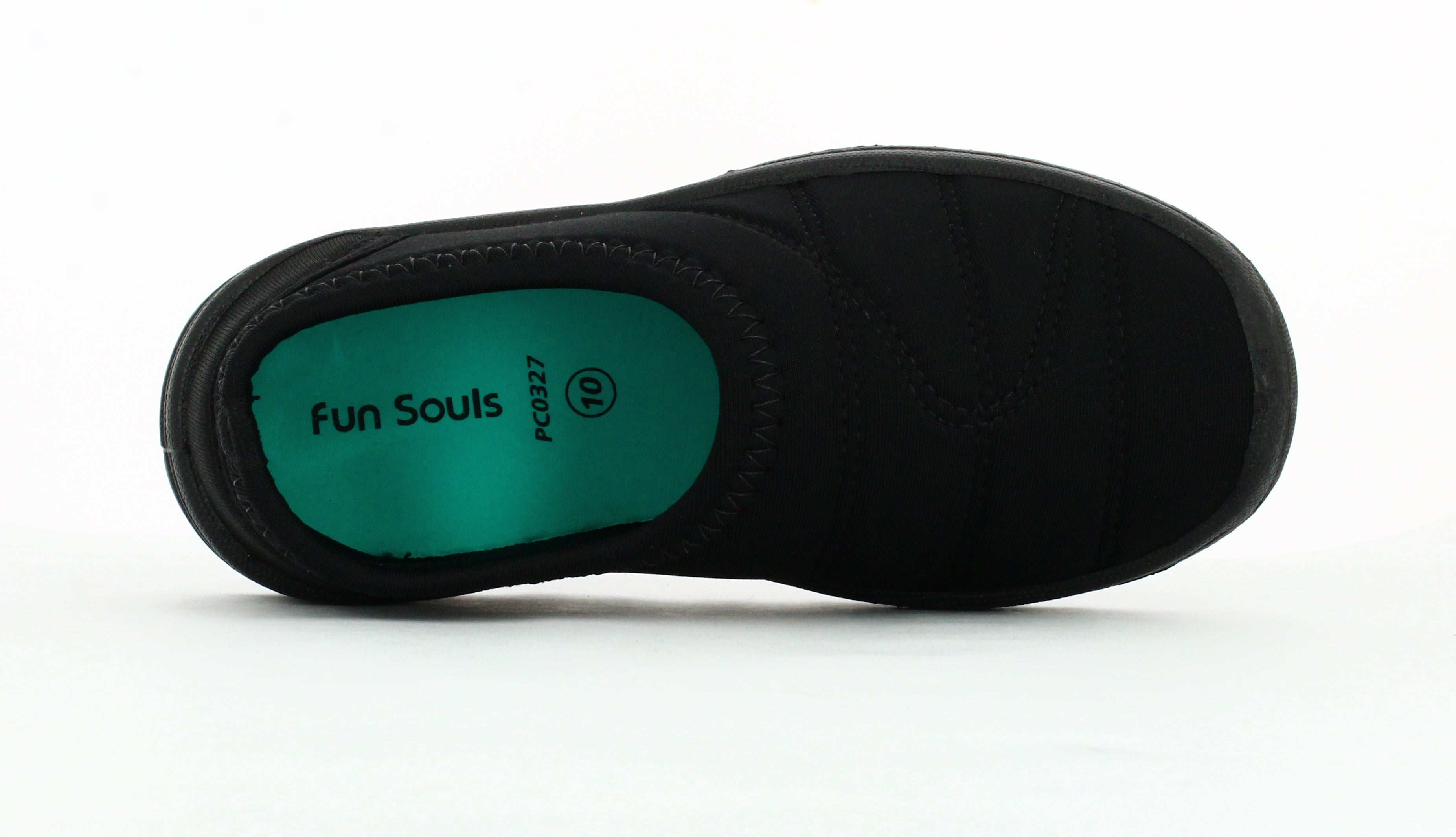 ஃபன் சோல்ஸ் பாய்ஸ் கேஷுவல் பம்ஸ் ஷூஸ் கருப்பு