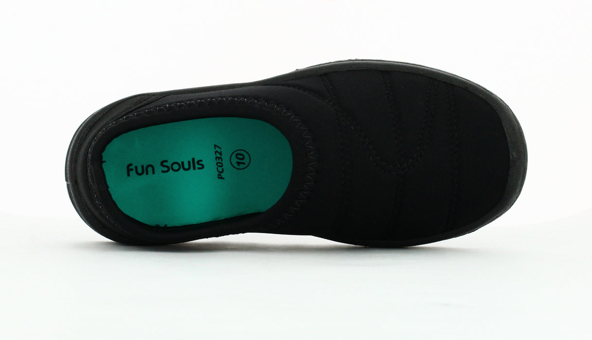 Fun Souls Boys Casual Pums Shoes Black