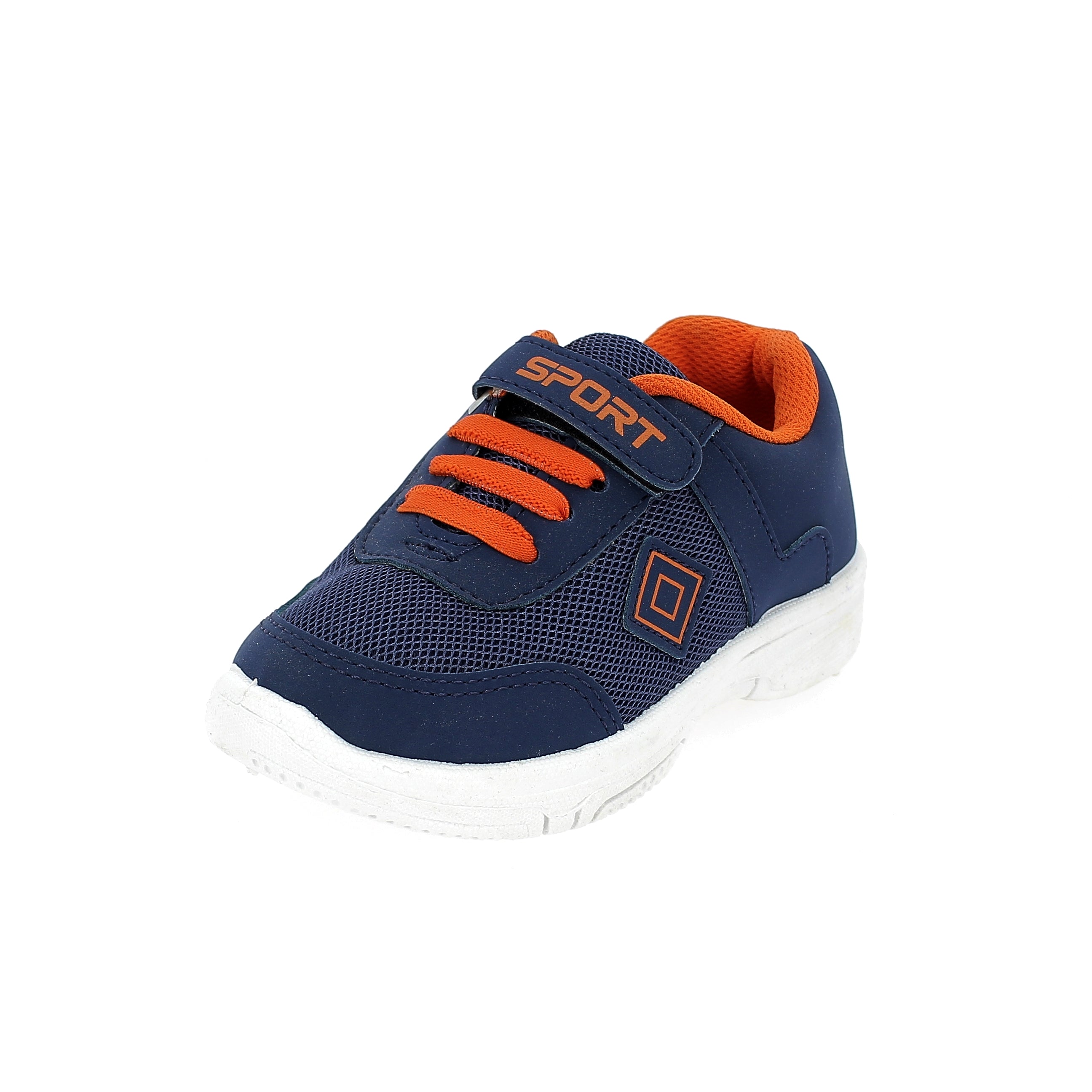 Fun Souls Boys Casual Pums Shoes Blue-Orange
