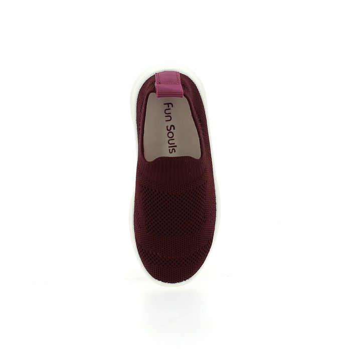 Fun Souls Boys Casual Pums Shoes Maroon