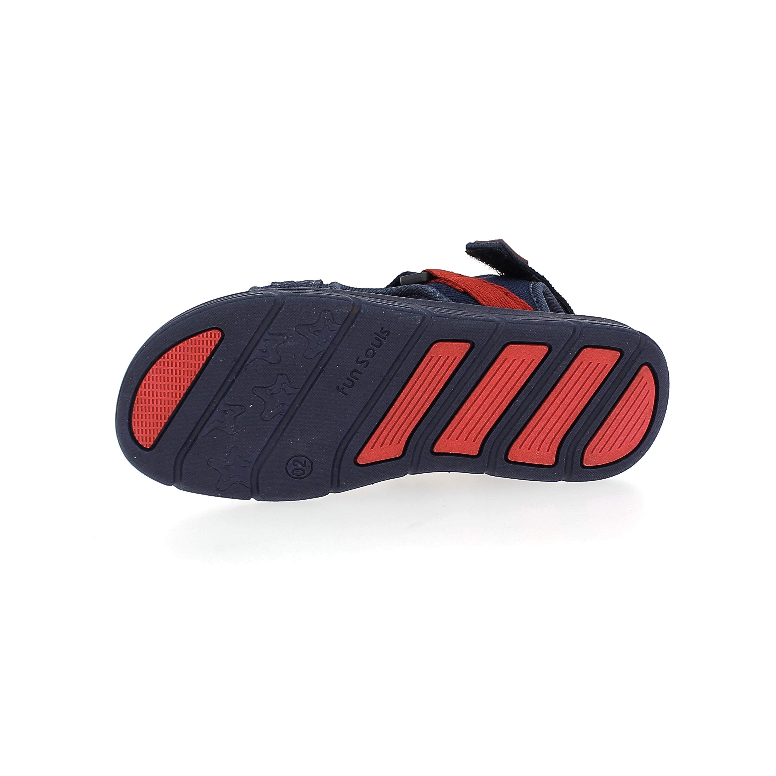 Fun Souls Boys Slides Sandals Red-Blue
