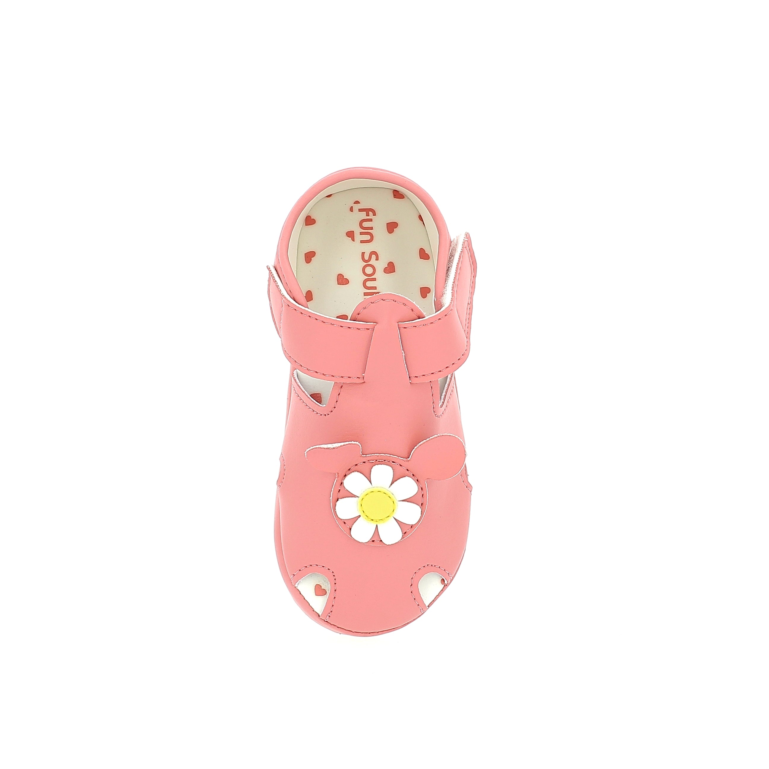 Fun Souls Girls Boat Sandals Pink