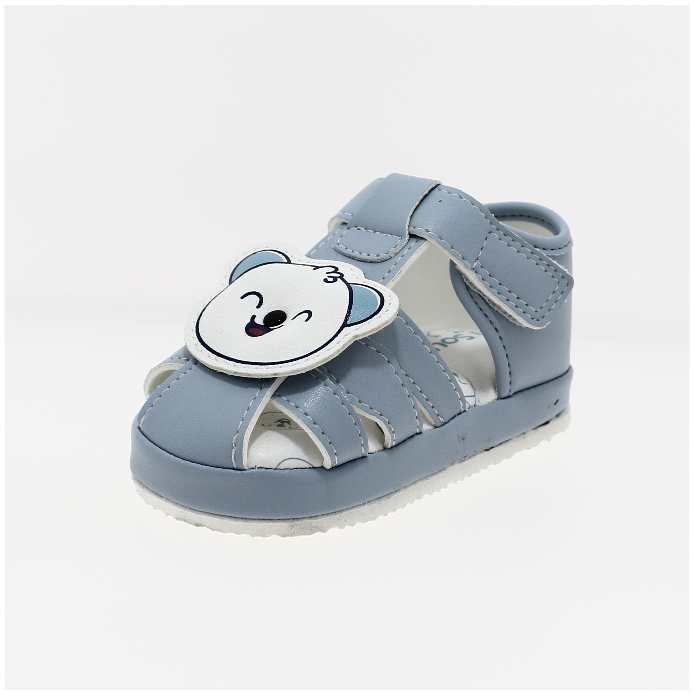 Fun Souls Girls Casual Boat Sandals L Blue