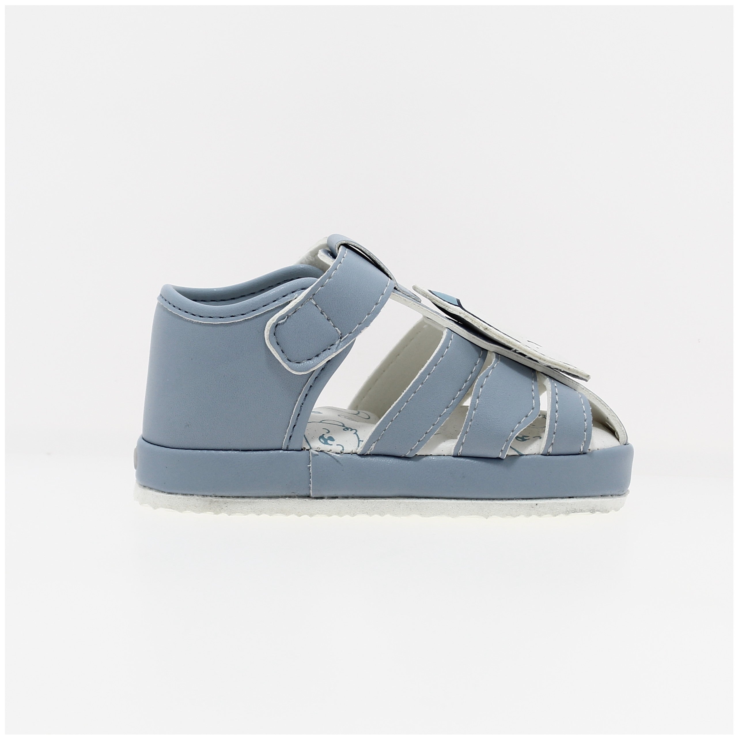 Fun Souls Girls Casual Boat Sandals L Blue