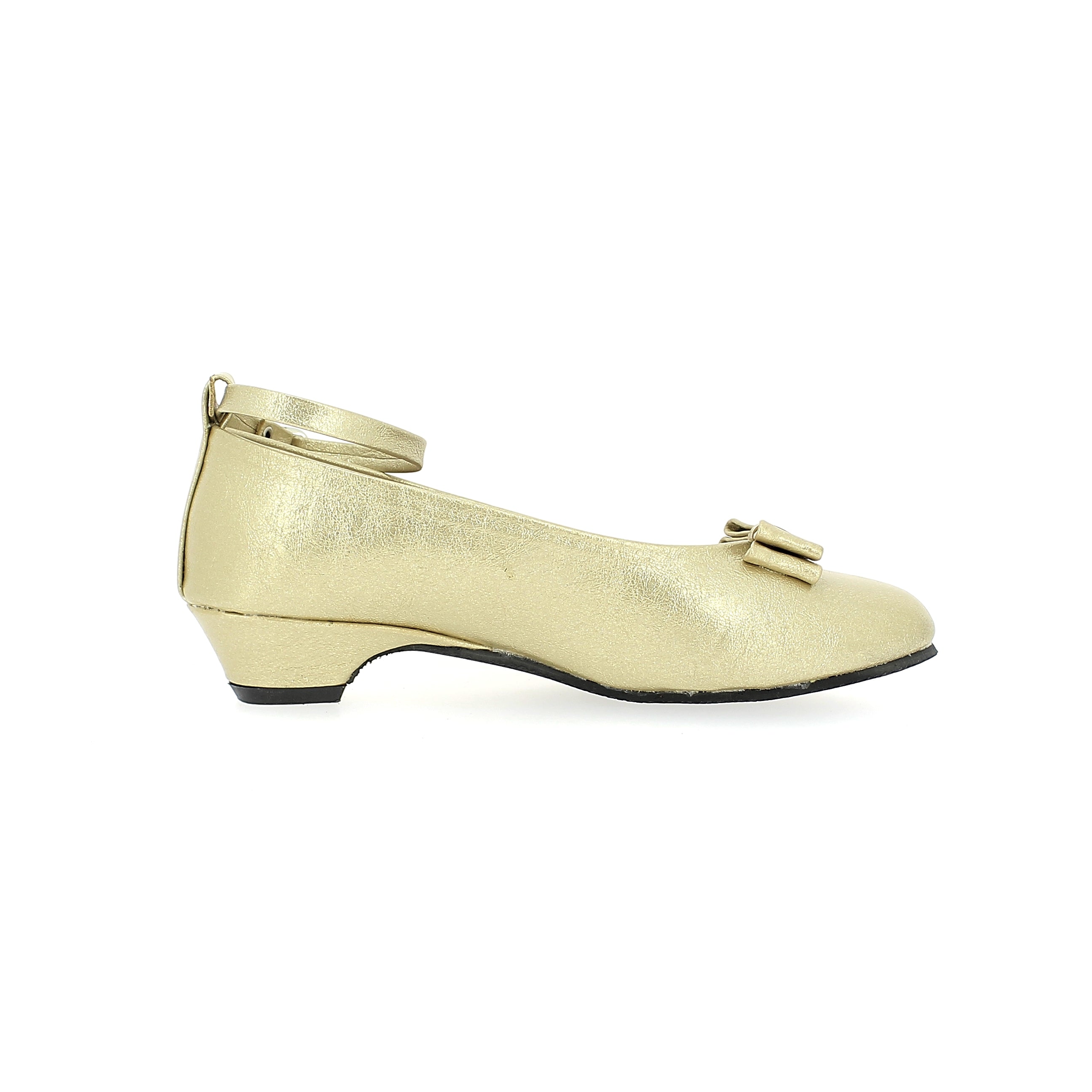 Fun Souls Girls Casual Court Shoes Gold