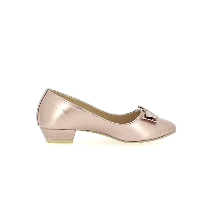 Fun Souls Girls Casual Court Shoes Gold