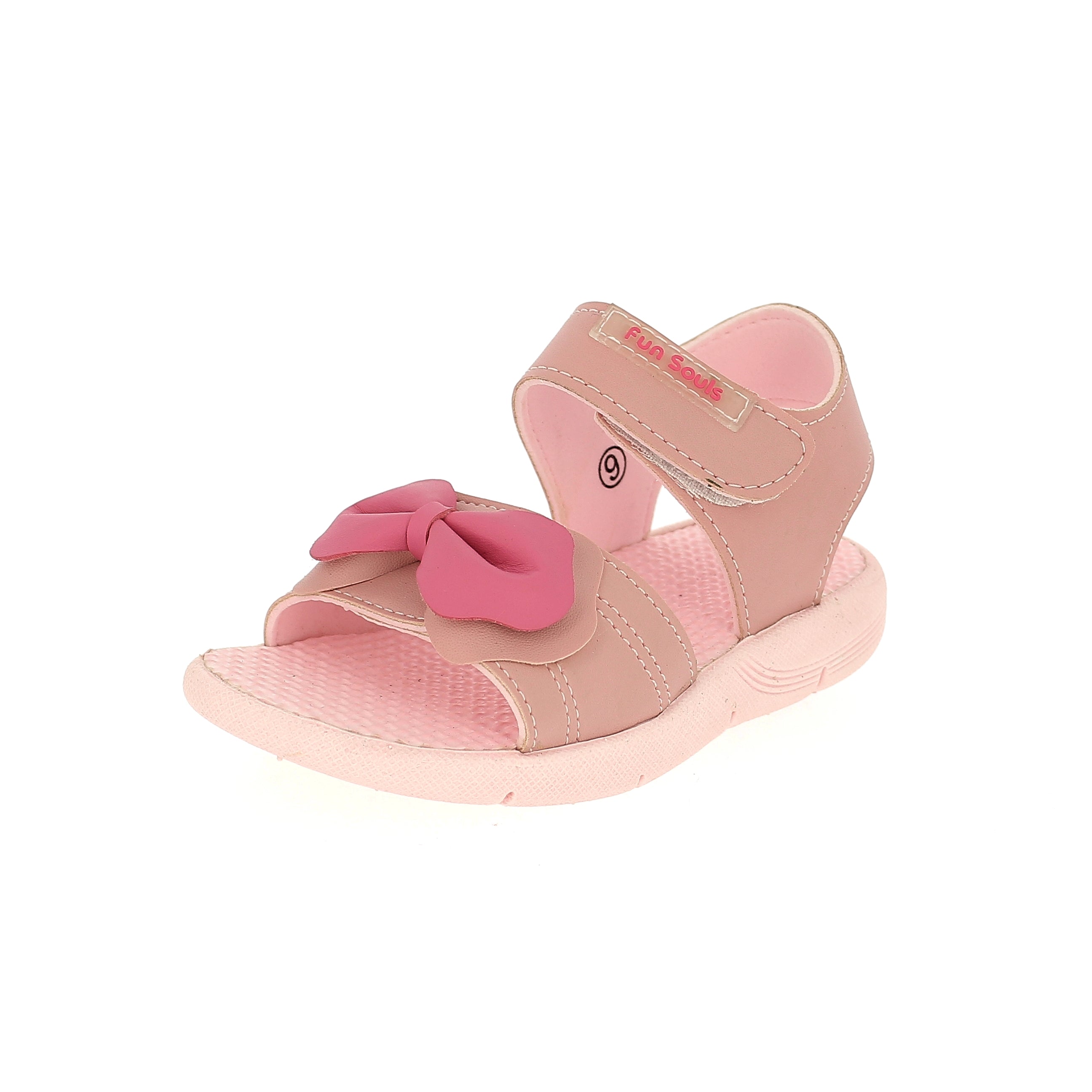 Fun Souls Girls Slides Sandals L.Pink