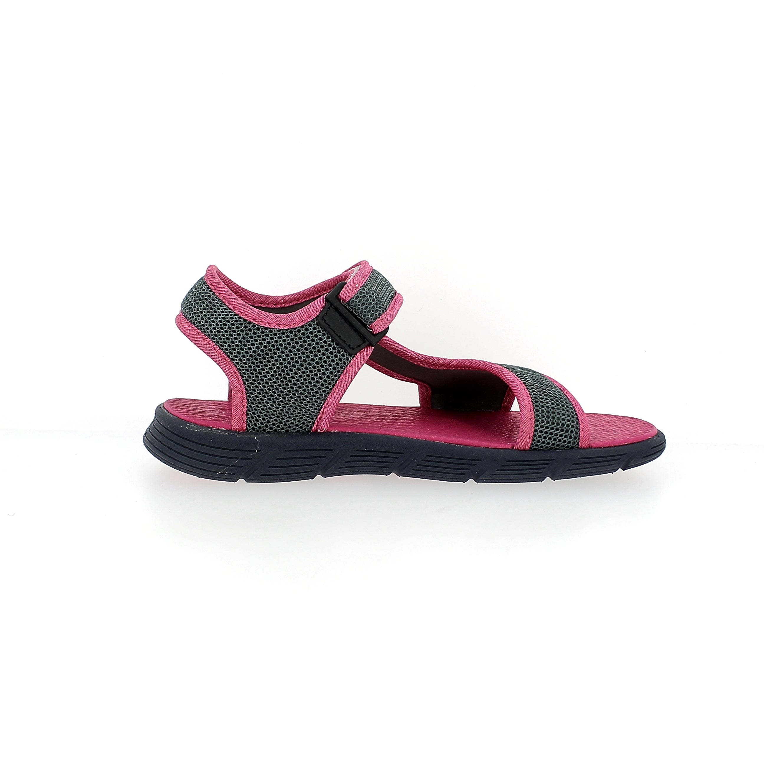 Fun Souls Girls Slides Sandals Pink-Gray