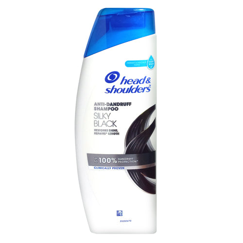 Head & Shoulders Silky Black Anti-Dandruff Shampoo - 180ml