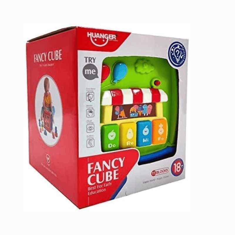 Huanger Fancy Cube (18m+) - Musical Educational Cube for Babies