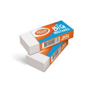 Atlas For Big Mistakes Eraser - 3pcs
