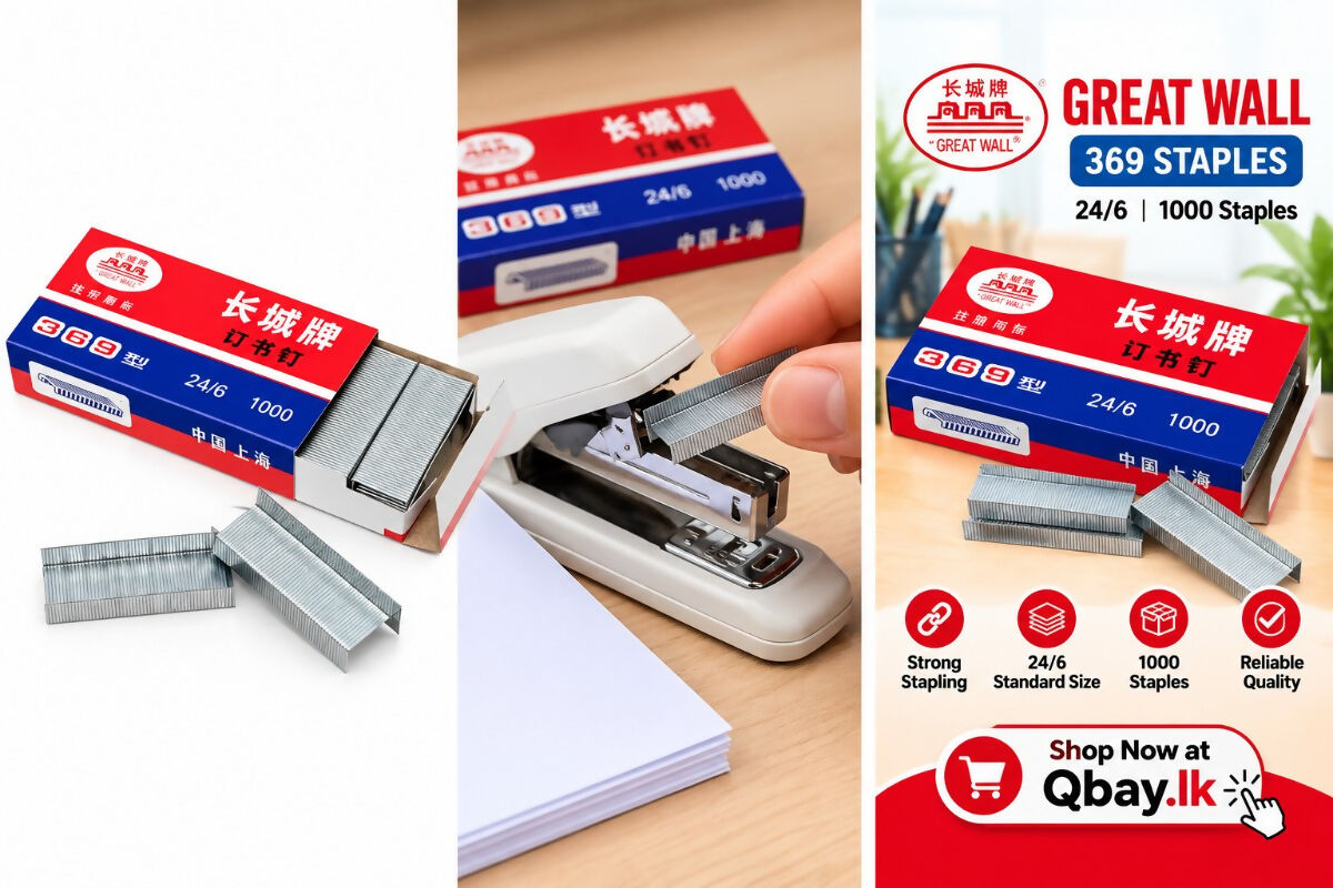 Great Wall 369 Stapler Pins 24/6 – 1,000 Pieces