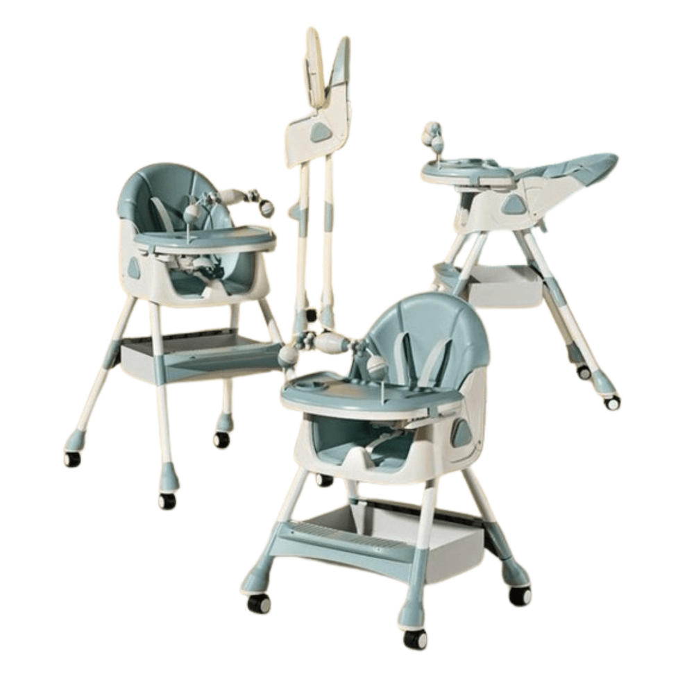 KIDILO 4-in-1 Baby High Chair - Foldable & Reclining