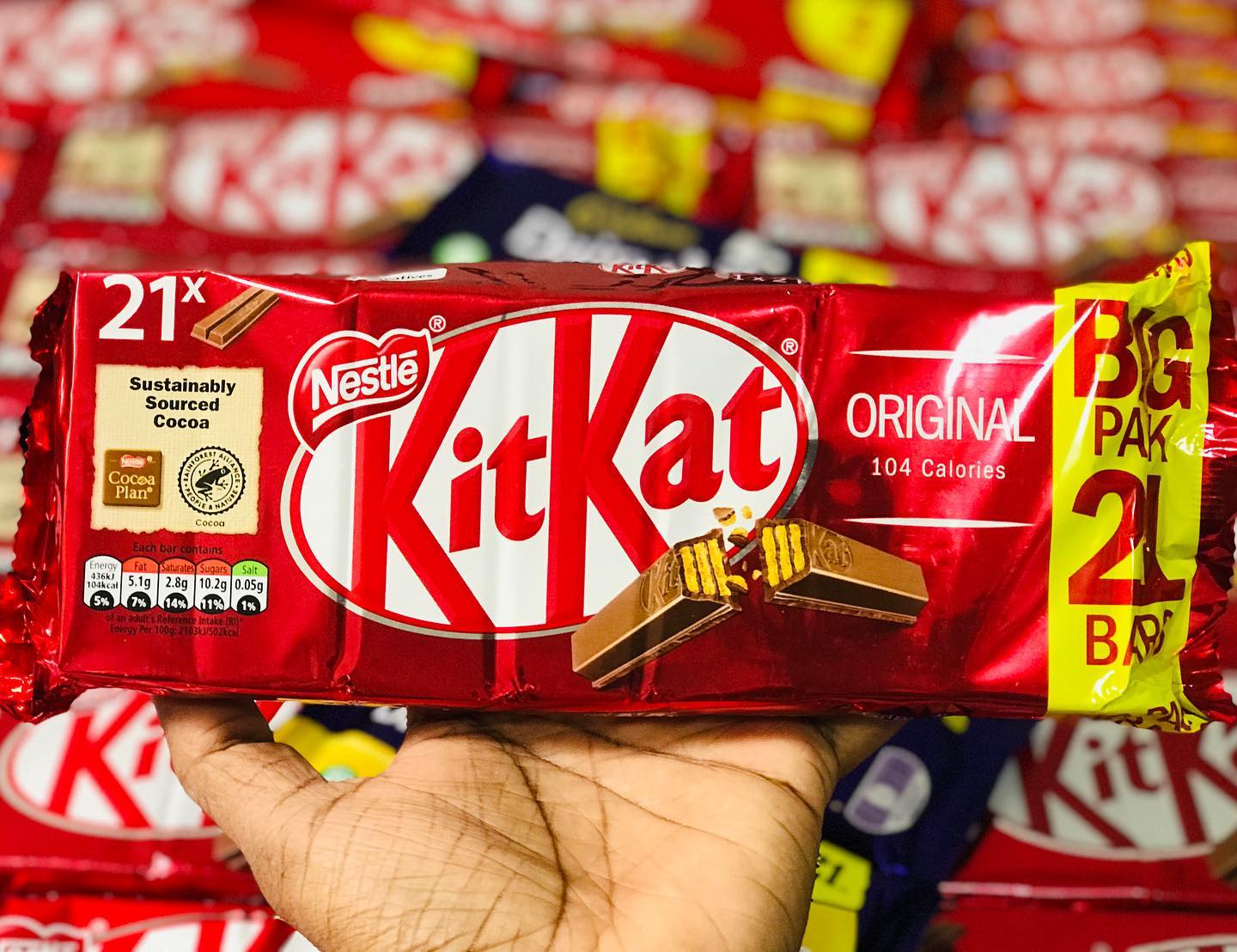 KitKat 2 Fingers 21 Bar pack -  434.7g