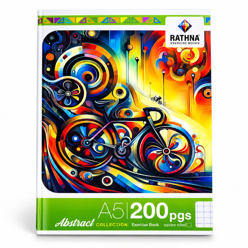 Rathna A5 Square Ruled Exercise Book – 120 / 160 / 200 Pages | Mathematics & School Stationery