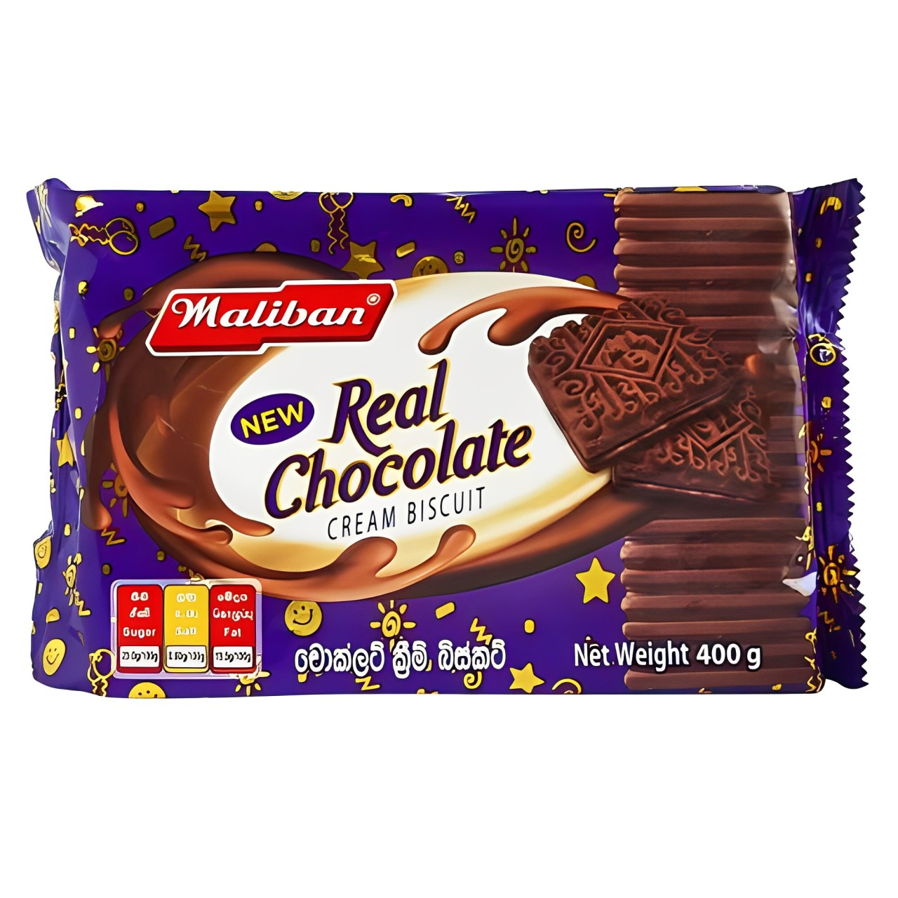 Maliban Real Chocolate Cream Biscuits