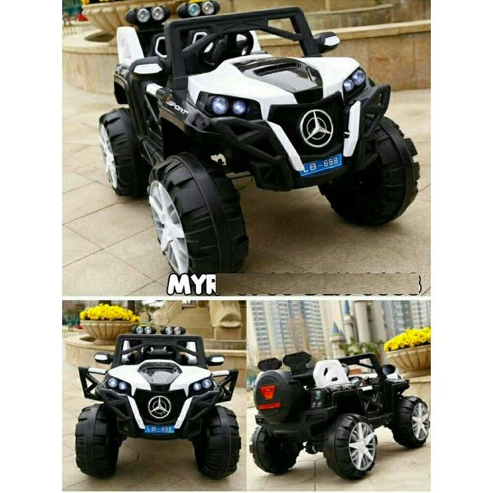 Mercedes Benz Rechargeable Motor Jeep (with Remote) - 6 Motor with Swing Function (MB-6)
