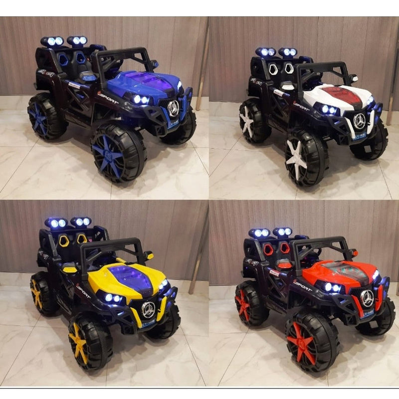 Mercedes Benz Rechargeable Motor Jeep (with Remote) - 6 Motor with Swing Function (MB-6)