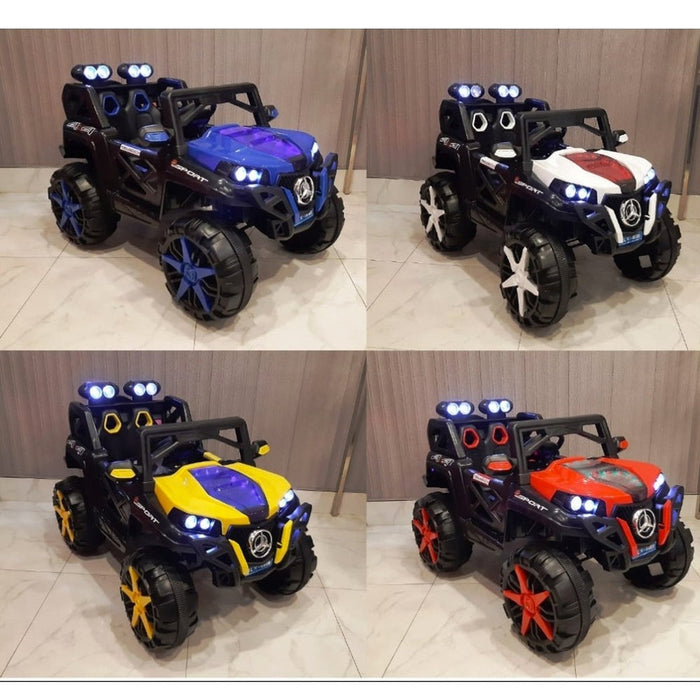 Mercedes Benz Rechargeable Motor Jeep (with Remote) - 6 Motor with Swing Function (MB-6)