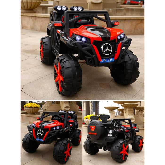 Mercedes Benz Rechargeable Motor Jeep (with Remote) - 6 Motor with Swing Function (MB-6)