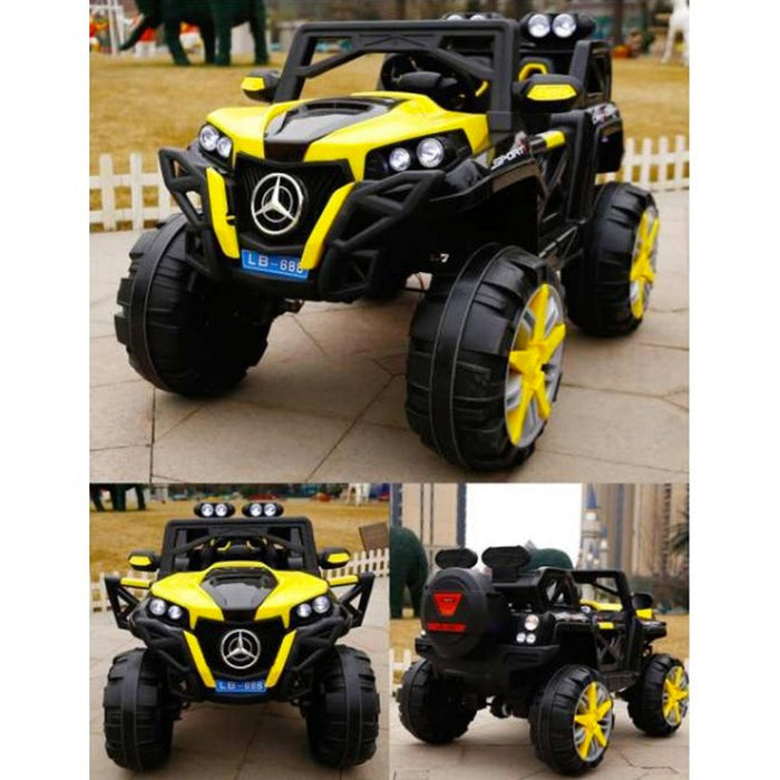 Mercedes Benz Rechargeable Motor Jeep (with Remote) - 6 Motor with Swing Function (MB-6)