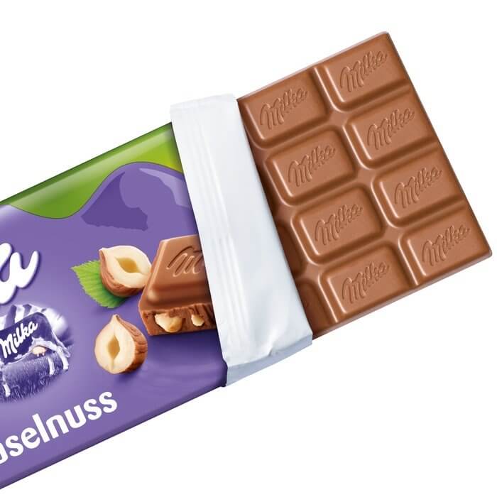 Milka Chocolate Hazelnut Bar - 100g