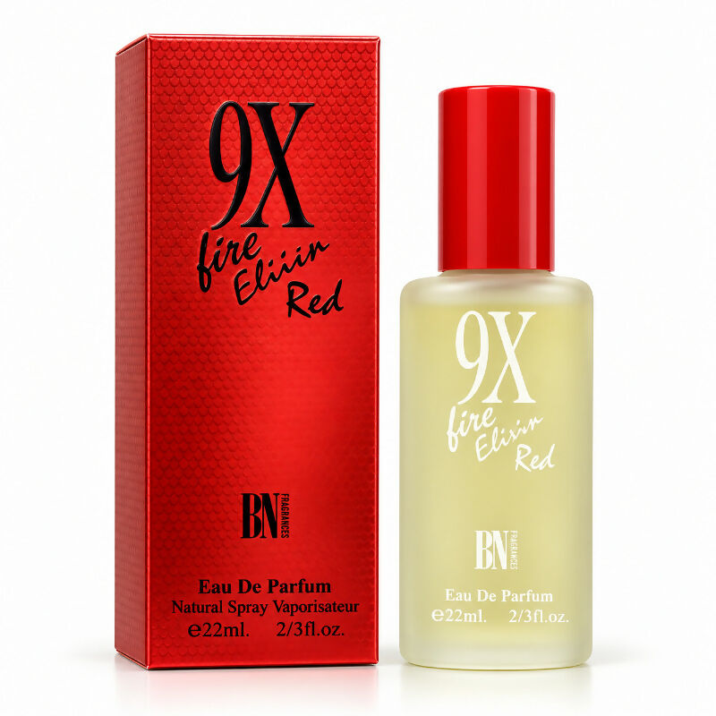 9X Fire Elixir Red Eau de Parfum Spray – 22ml