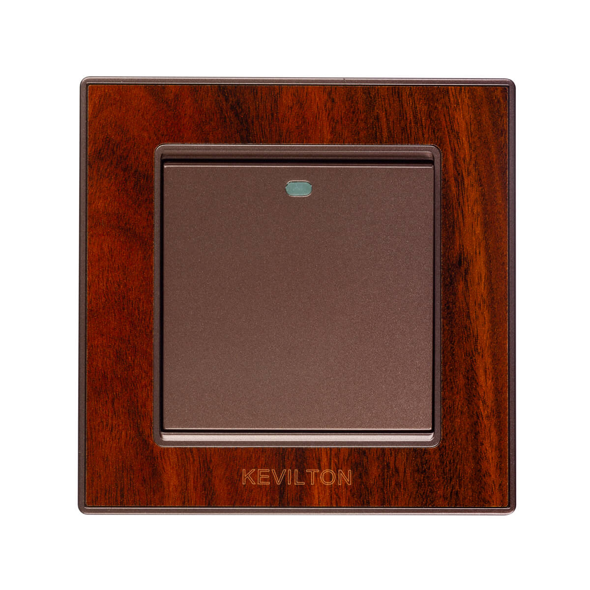 Nature Mahogany One Gang One Way Switch