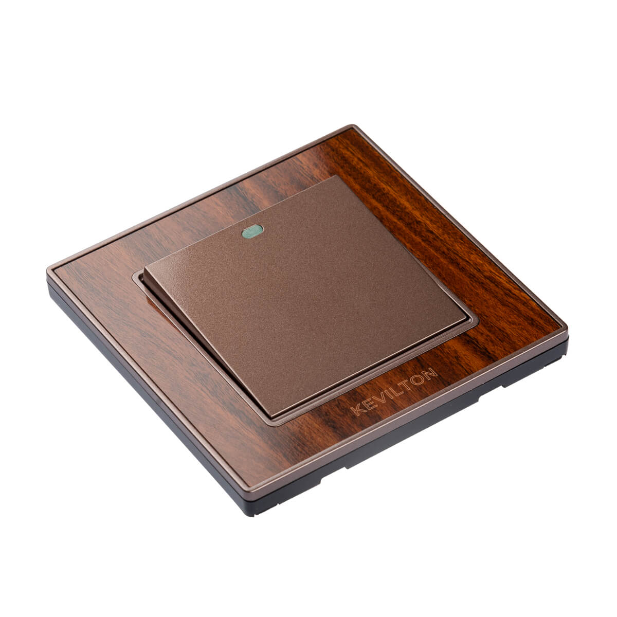 Nature Mahogany One Gang One Way Switch