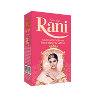 Rani SANDALWOOD with Rose Water & Saffron - 65g