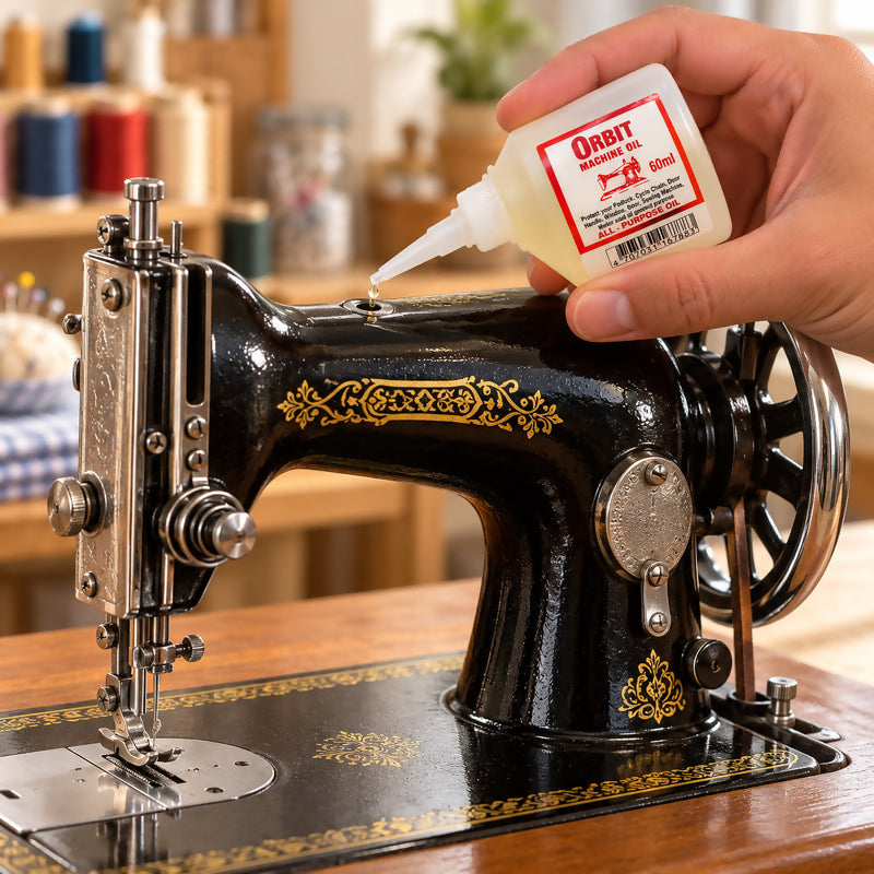 Orbit All-Purpose Machine Oil – 60ml | Multipurpose Lubricating Oil for Sewing Machines & Household Maintenance
