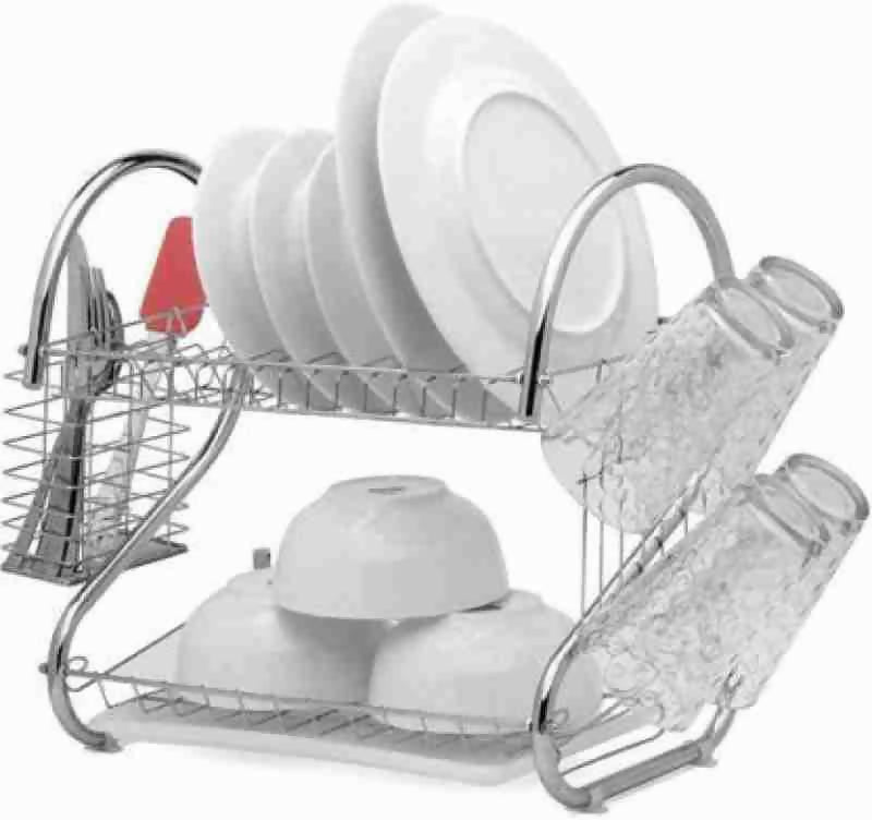New Arrival Kitchen Dish Cup Drying Rack Drainer Dryer Tray Cutlery Holder