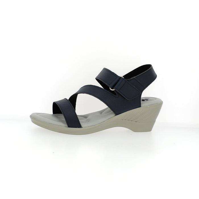 Petalz Women Casual Slide Sandals Blue