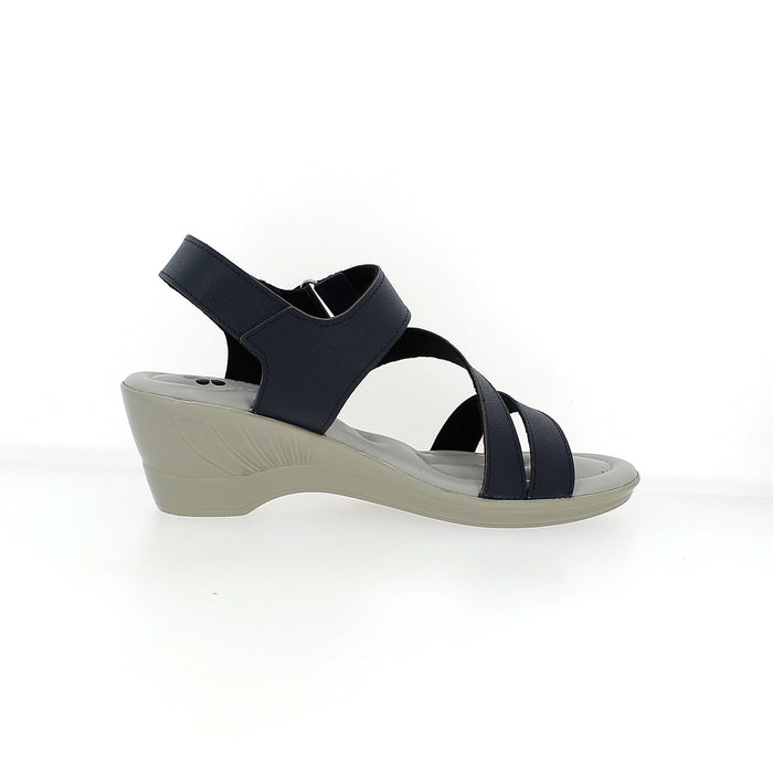 Petalz Women Casual Slide Sandals Blue