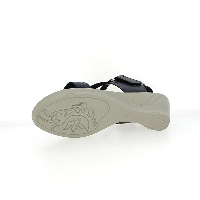 Petalz Women Casual Slide Sandals Blue