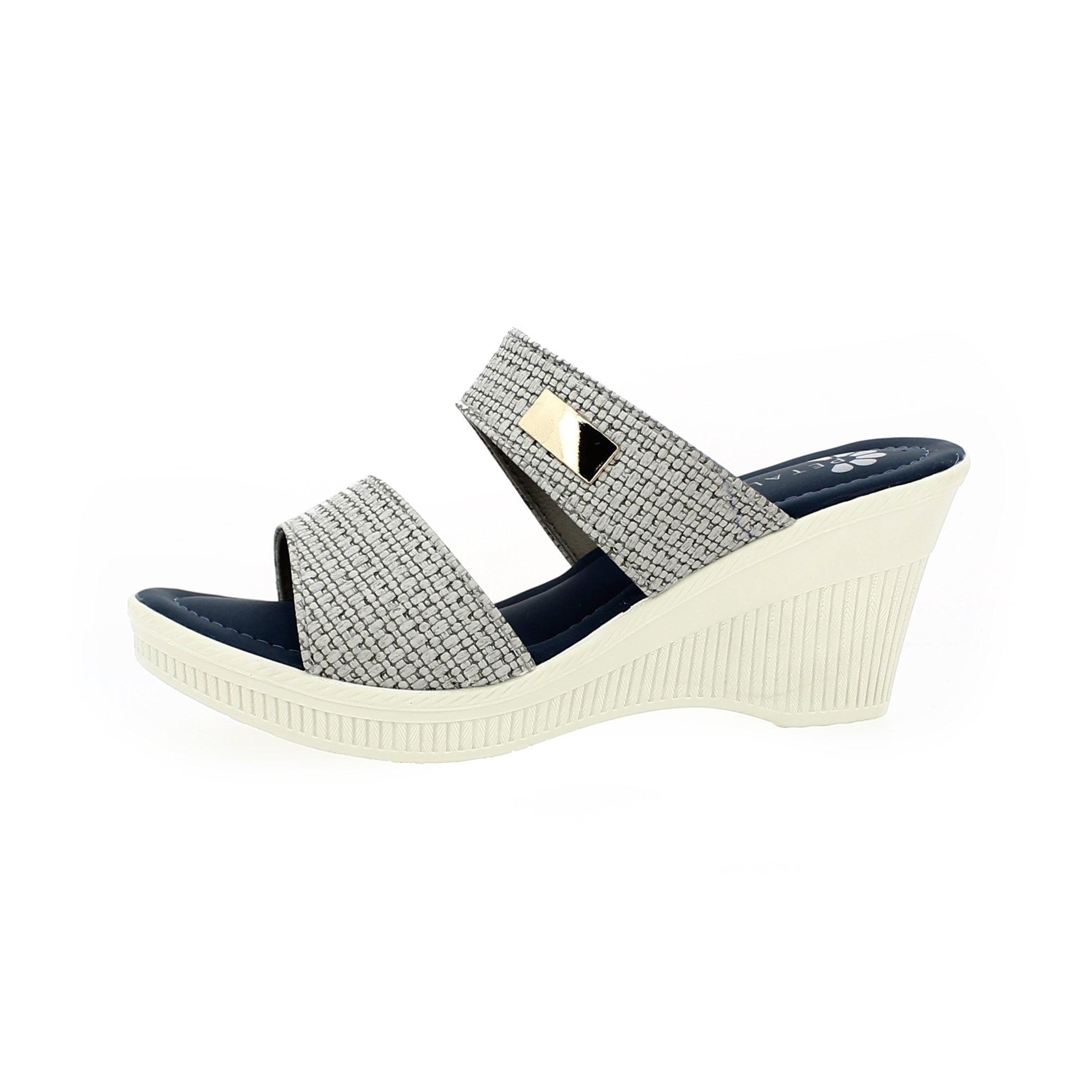 Petalz Women Casual Slip-on Slippers Grey